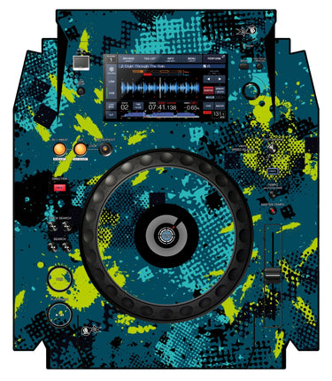 Pioneer DJ XDJ 1000 Skin Conflict Green